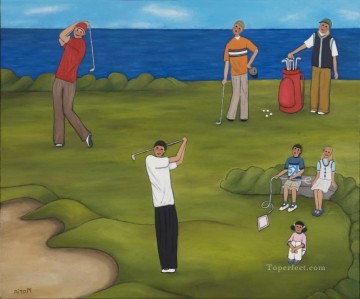 golf 13 impressionist Oil Paintings